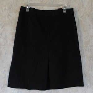 Pantology, Black Skirt with Pleated Slits - 10